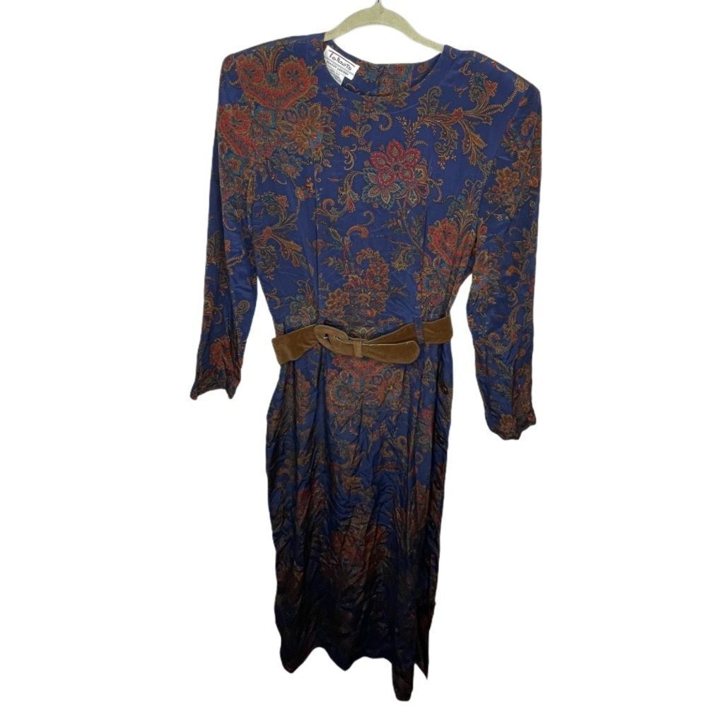 Vintage Talbots Maggy London Silk Dress